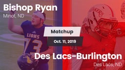 Matchup: Bishop Ryan High vs. Des Lacs-Burlington  2019