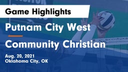 Putnam City West  vs Community Christian  Game Highlights - Aug. 20, 2021