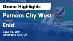 Putnam City West  vs Enid Game Highlights - Sept. 28, 2021