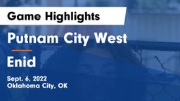Putnam City West  vs Enid  Game Highlights - Sept. 6, 2022