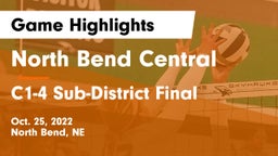 North Bend Central  vs C1-4 Sub-District Final Game Highlights - Oct. 25, 2022