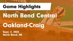 North Bend Central  vs Oakland-Craig  Game Highlights - Sept. 2, 2023
