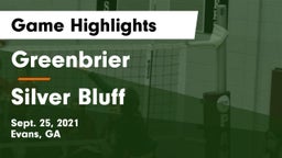 Greenbrier  vs Silver Bluff Game Highlights - Sept. 25, 2021