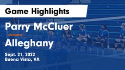 Parry McCluer  vs Alleghany Game Highlights - Sept. 21, 2022