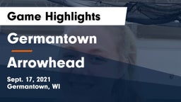 Germantown  vs Arrowhead  Game Highlights - Sept. 17, 2021