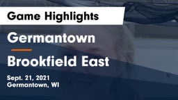 Germantown  vs Brookfield East  Game Highlights - Sept. 21, 2021