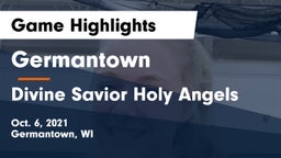Germantown  vs Divine Savior Holy Angels Game Highlights - Oct. 6, 2021