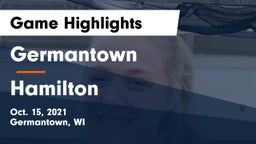 Germantown  vs Hamilton  Game Highlights - Oct. 15, 2021