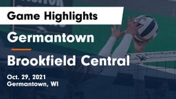 Germantown  vs Brookfield Central  Game Highlights - Oct. 29, 2021