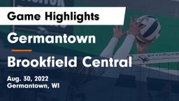 Germantown  vs Brookfield Central  Game Highlights - Aug. 30, 2022