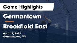 Germantown  vs Brookfield East  Game Highlights - Aug. 29, 2023