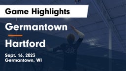 Germantown  vs Hartford  Game Highlights - Sept. 16, 2023