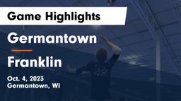 Germantown  vs Franklin  Game Highlights - Oct. 4, 2023