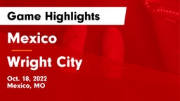 Mexico  vs Wright City  Game Highlights - Oct. 18, 2022