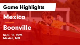 Mexico  vs Boonville  Game Highlights - Sept. 15, 2023