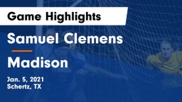 Samuel Clemens  vs Madison  Game Highlights - Jan. 5, 2021