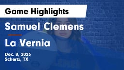 Samuel Clemens  vs La Vernia  Game Highlights - Dec. 8, 2023