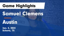 Samuel Clemens  vs Austin  Game Highlights - Jan. 5, 2024