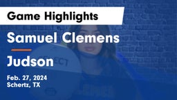Samuel Clemens  vs Judson  Game Highlights - Feb. 27, 2024