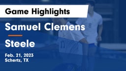 Samuel Clemens  vs Steele  Game Highlights - Feb. 21, 2023
