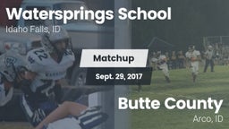 Matchup: Watersprings vs. Butte County  2017
