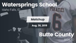 Matchup: Watersprings vs. Butte County  2019