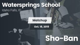 Matchup: Watersprings vs. Sho-Ban 2019