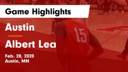Austin  vs Albert Lea  Game Highlights - Feb. 28, 2020