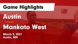 Austin  vs Mankato West  Game Highlights - March 5, 2021