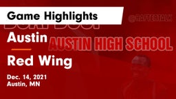 Austin  vs Red Wing  Game Highlights - Dec. 14, 2021