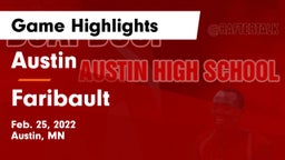 Austin  vs Faribault  Game Highlights - Feb. 25, 2022