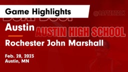 Austin  vs Rochester John Marshall  Game Highlights - Feb. 28, 2023