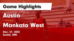 Austin  vs Mankato West  Game Highlights - Dec. 27, 2023