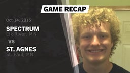 Recap: Spectrum  vs. St. Agnes  2016