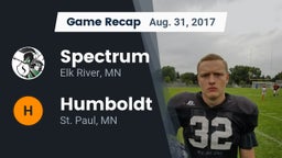 Recap: Spectrum  vs. Humboldt  2017