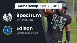 Recap: Spectrum  vs. Edison  2017