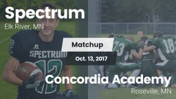 Matchup: Spectrum  vs. Concordia Academy 2017