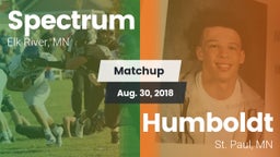 Matchup: Spectrum  vs. Humboldt  2018