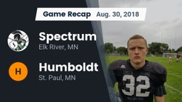 Recap: Spectrum  vs. Humboldt  2018