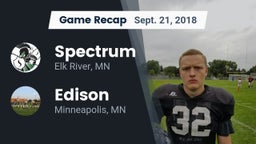 Recap: Spectrum  vs. Edison  2018