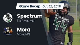 Recap: Spectrum  vs. Mora  2018
