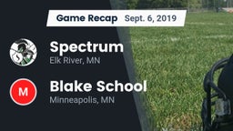 Recap: Spectrum  vs. Blake School 2019