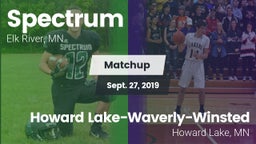 Matchup: Spectrum  vs. Howard Lake-Waverly-Winsted  2019