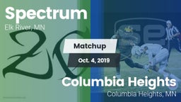 Matchup: Spectrum  vs. Columbia Heights  2019
