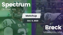 Matchup: Spectrum  vs. Breck  2020