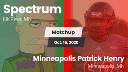 Matchup: Spectrum  vs. Minneapolis Patrick Henry  2020