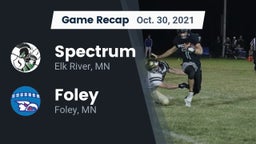Recap: Spectrum  vs. Foley  2021