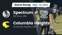 Recap: Spectrum  vs. Columbia Heights  2022
