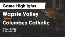 Wapsie Valley  vs Columbus Catholic  Game Highlights - Nov. 30, 2021