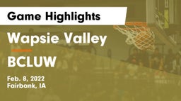 Wapsie Valley  vs BCLUW  Game Highlights - Feb. 8, 2022